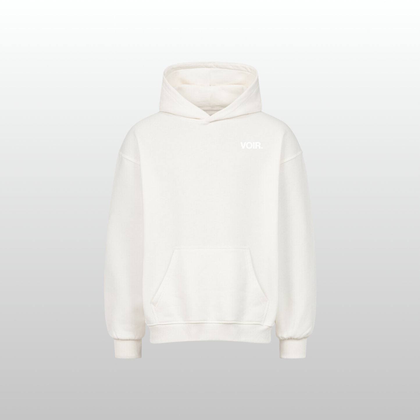 All WHITE Oversized Hoodie
