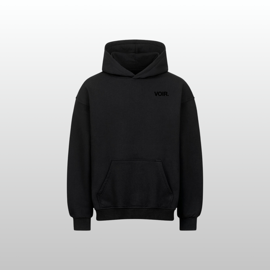 All BLACK Oversized Hoodie